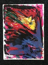 Bep Toscani - Kleurenzeefdruk KLEURENCOMPOSITIE Handgesigneerd kopen? Bied vanaf 1!