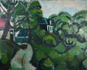 George Degenhart - Olieverf op doek, Buiksloot - Ingelijst kopen? Bied vanaf 200!