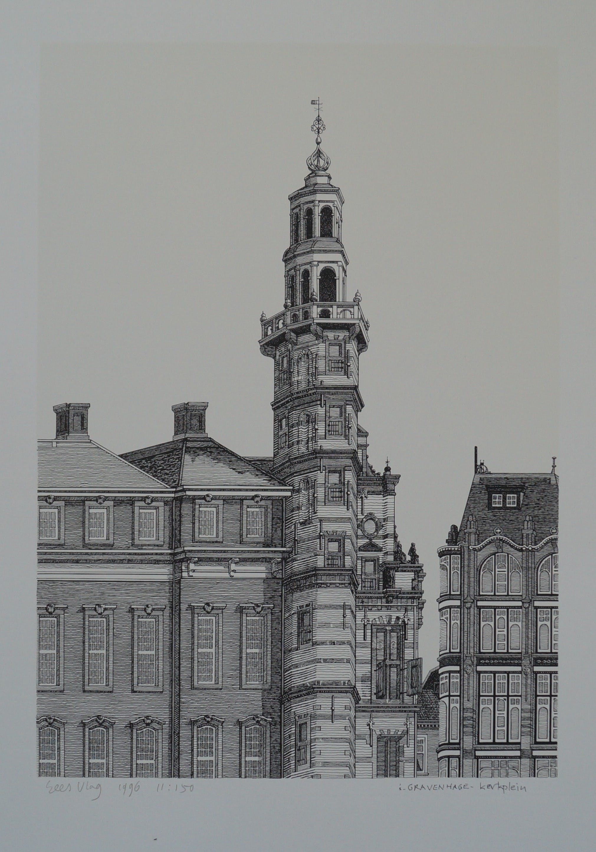 Sees Vlag - 's Gravenhage Kerkplein verkocht voor € 50!