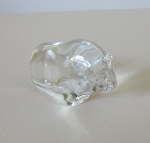 Hadeland - Kristallen figuur van een Muskusos - zeldzaam kopen? Bied vanaf 1!