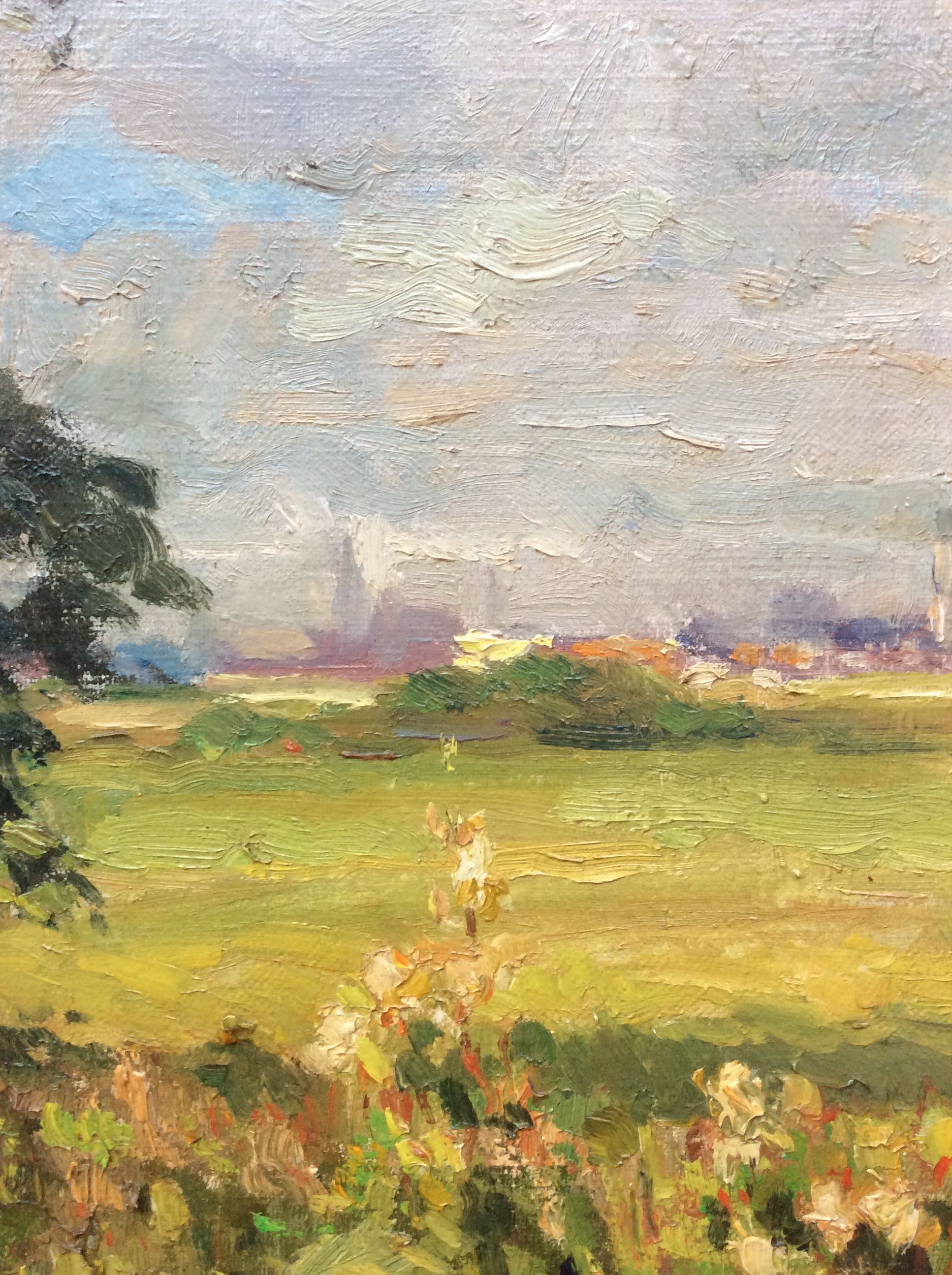 Max van der Wissel - Landschap met dorp Groninger ploeg 1944 kopen? Bied vanaf 345!