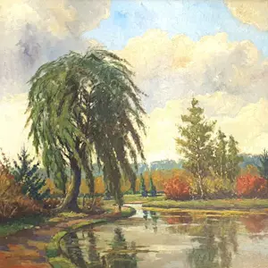 Buy Toon Hovens - Landschap? Bid from 150!