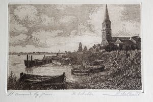 Henri De Budt - Ets - Sint Amands bij Puurs - De Schelde kopen? Bied vanaf 30!