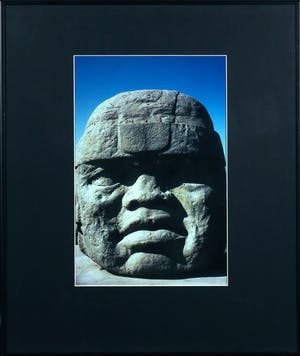 Paul Huf - Mexico, Baja California "Olmec" Sculpture - Ingelijst kopen? Bied vanaf 1!