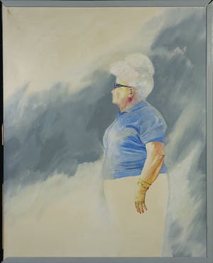 Niet of onleesbaar gesigneerd - Olieverf op doek, Oma kopen? Bied vanaf 1!