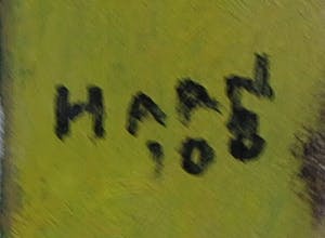 Pieter Haan - Acryl op doek, Twee koeien kopen? Bied vanaf 1!