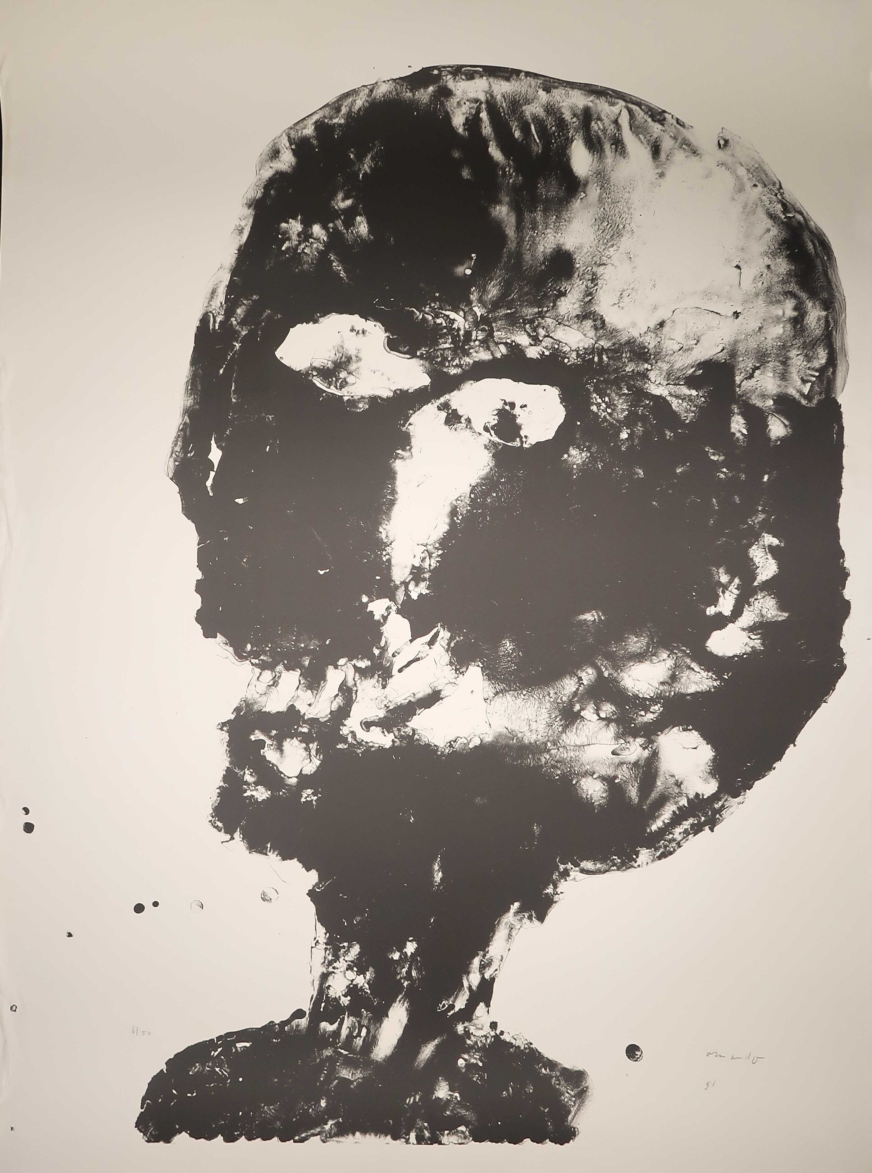 Armando - Litho, Der Kopf (Groot!) verkocht voor € 200!