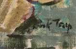 Dirk Trap - Amandelboom - 1961 - olieverf op doek - BKR Schoorl kopen? Bied vanaf 20!