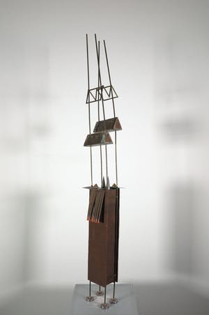 Niet of onleesbaar gesigneerd - IJzer/Messing, Vrijgevormd object kopen? Bied vanaf 10!