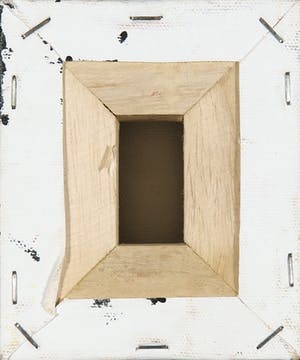 Dominique Chan - Acryl op doek, Z.T. Abstracte compositie kopen? Bied vanaf 1!