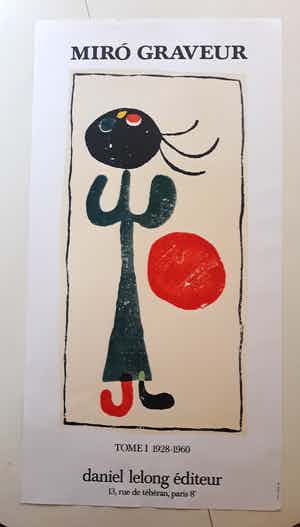 Joan Miro - Miro Graveur Tome I 1928 - 1960 verkocht voor € 40!