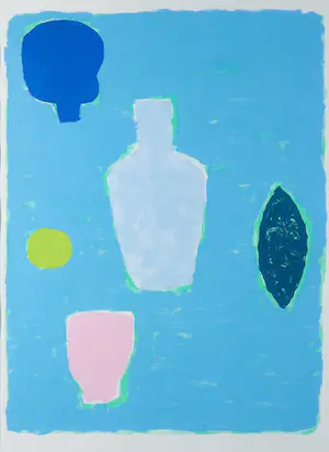 Dolf Verlinden - Zeefdruk, Zonder titel - Ingelijst kopen? Bied vanaf 1!