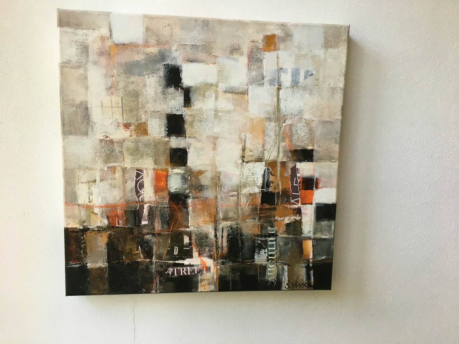 Suzanne Visser - Zonder titel verkocht voor € 50!