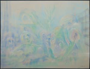 Geer Huybers - Pastel op papier, Zonder titel kopen? Bied vanaf 1!