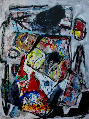 Jacques Doucet - zeefdruk: zonder titel - 1991 vendu pour 210€ !