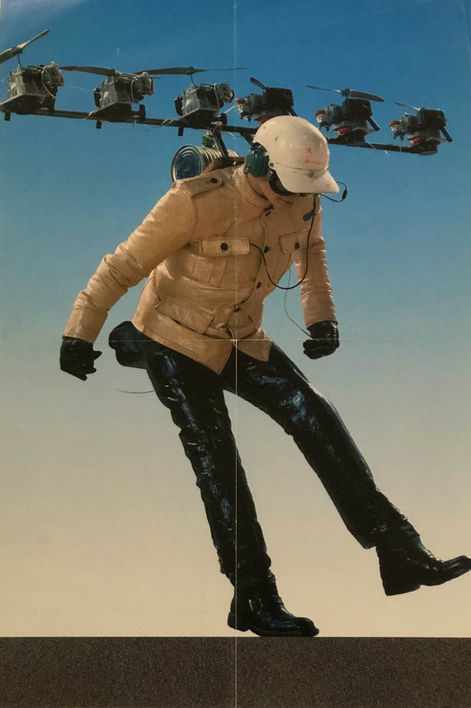 Panamarenko - Pepto Bismo human flyer - Originele Poster kopen? Bied vanaf 90!