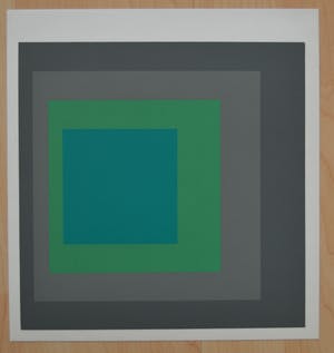 Josef Albers - Homage to the Square, 9 zeefdrukken. kaufen? Bieten Sie von 650!