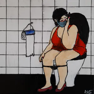 Anke Peddemors - Syl met mondkapje kopen? Bied vanaf 19!