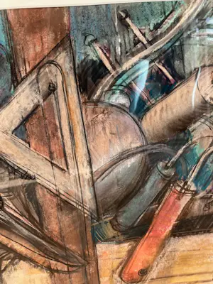 Enric Adsera Riba - pastel stilleven werkplaats kopen? Bied vanaf 399!