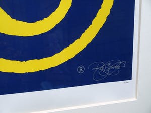 Rob Scholte - Ingelijste zeefdruk , Copyright – lijst: 112 x 108 cm – Expositie in De Fundatie kopen? Bied vanaf 250!