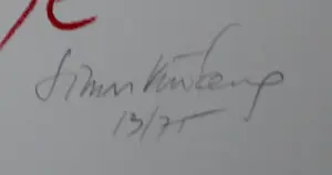 Simon Vinkenoog - Twee handgesigneerde litho's - 1993 kopen? Bied vanaf 99!