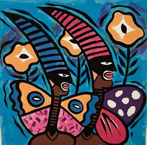 Clemens Briels - Nachtvlinders (ingelijste zeefdruk) kopen? Bied vanaf 360!