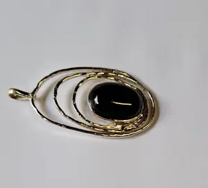 nieuw leuk ontwerp Handgemaakte zilveren hanger met natuurlijke Black Onyx kopen? Bied vanaf 60!