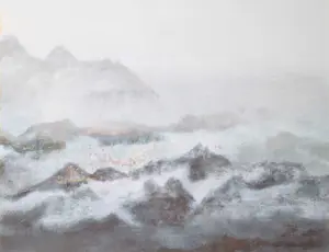 Henri Plaat - Gouache, Landschap - Ingelijst kopen? Bied vanaf 70!