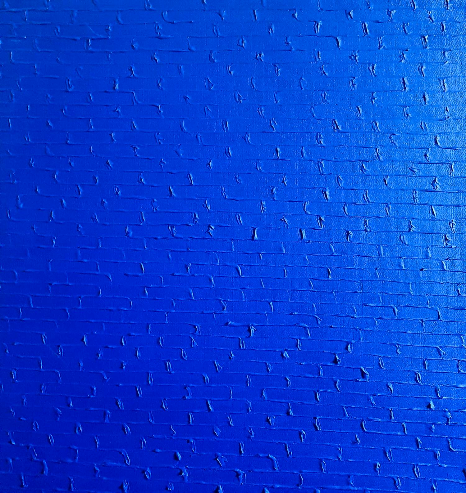 Elva Polyakova - Abstract blauwe rapsodie verkocht voor € 10!