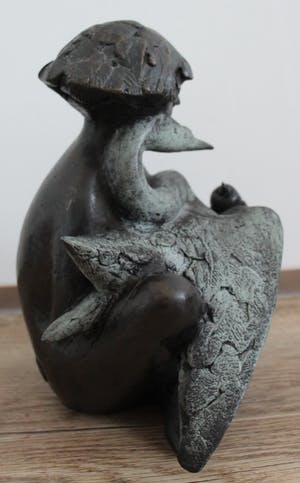 Evert den Hartog - Bronzen beeld: Leda en de Zwaan kopen? Bied vanaf 850!