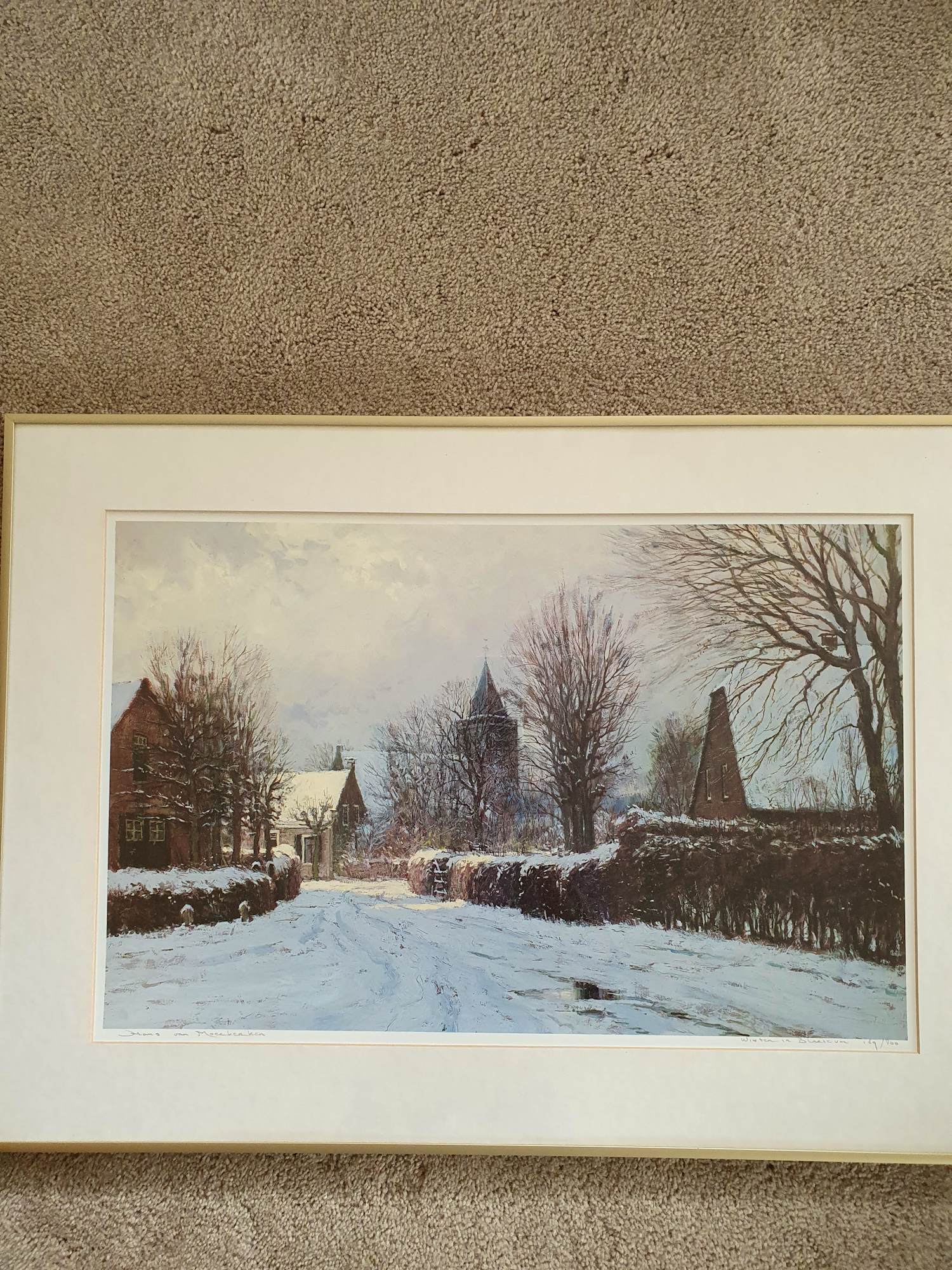 Hans van Moerkerken - Winter in Blaricum kopen? Bied vanaf 150!