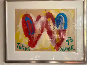 Jan Cremer - Tulips one red one blue 1993 kaufen? Bieten Sie von 2400!