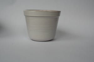 Faience- en Tegelfabriek Westraven - gedraaide aardewerk pot - wit glazuur - model 332 kopen? Bied vanaf 1!