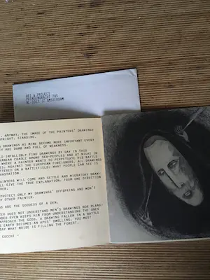 Enzo Cucchi - Uitnodiging tentoonstelling Art & Project in 1981 kopen? Bied vanaf 1!