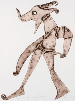 Reinhoud D'Haese - Aquatint, Spring fever - Ingelijst kopen? Bied vanaf 1!