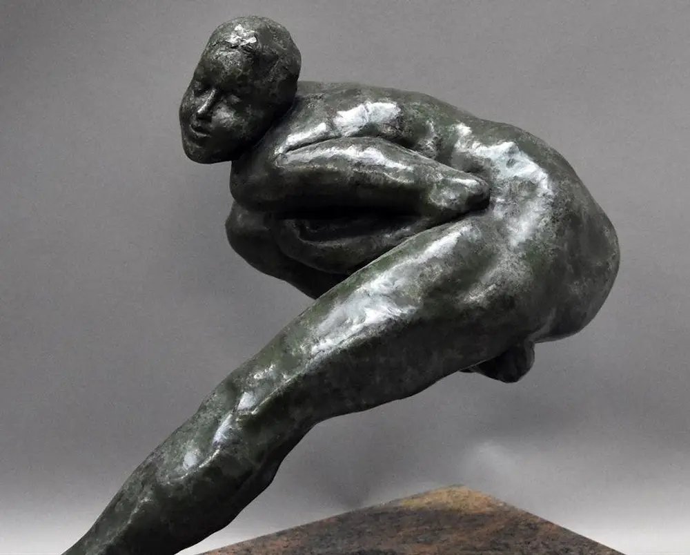 Joris August Verdonkschot - Bronzen sculptuur: Move II - 2005 kaufen? Bieten Sie von 1799!