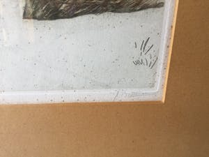 Tjeerd Bottema - C4715-1, Wintergezicht bij Laren, de hut van Mie kopen? Bied vanaf 125!