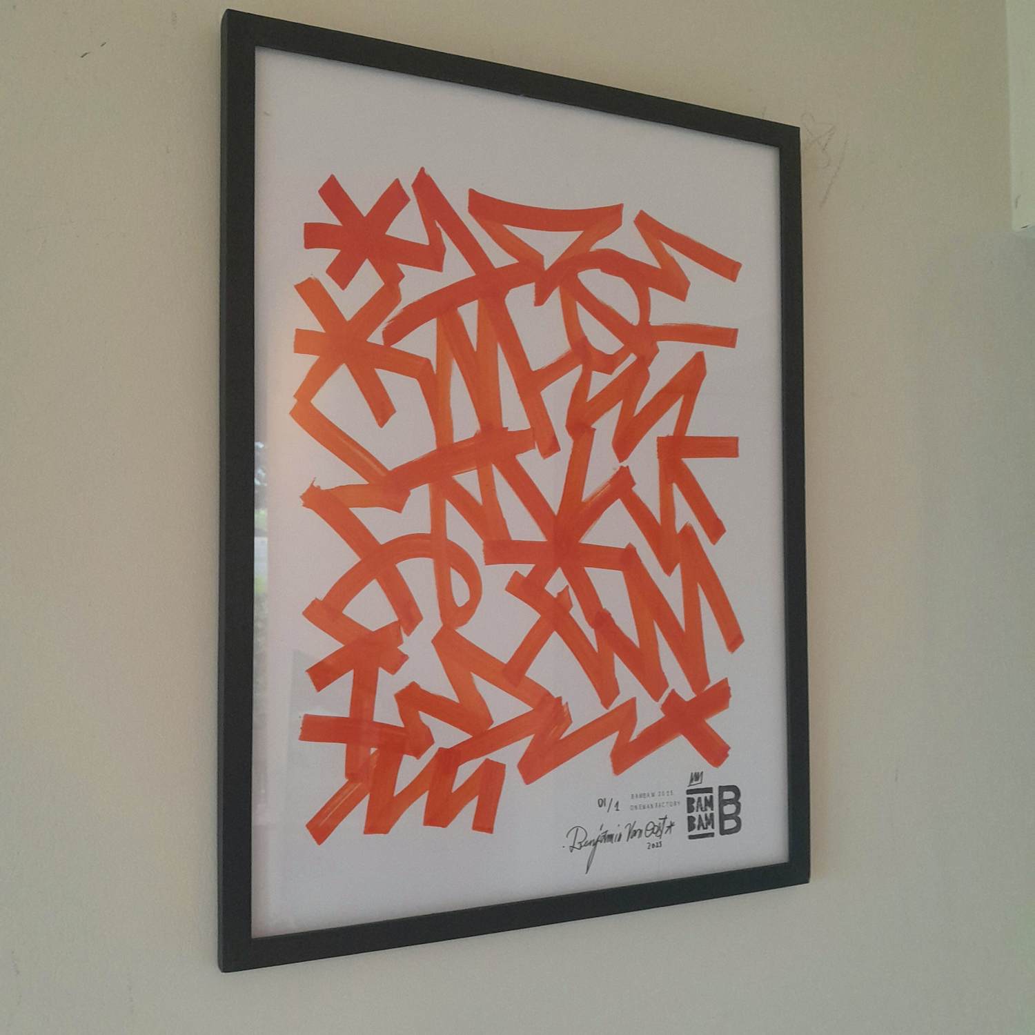 Benjamin Van Oost - Orange verkocht voor € 295!