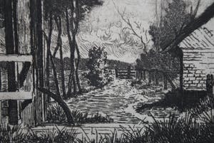 Gerrit van Dokkum - ets - genummerd 29 - handgesigneerd kopen? Bied vanaf 35!