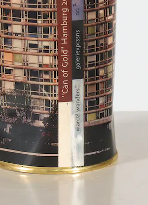 Marcel Wanders - Verguld staal met geprint label, Can of Gold Hamburg kopen? Bied vanaf 150!