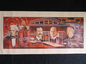 Curiosa - 3 Stuks medisch wetenschappelijke affiches / posters met signatuur " MENA " kopen? Bied vanaf 1!