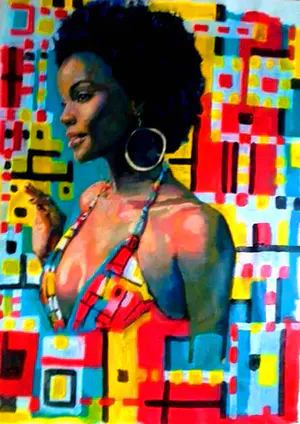 Peter Klashorst - Ebony Babes - Serie van 3 werken - Handgesigneerd! kopen? Bied vanaf 50!