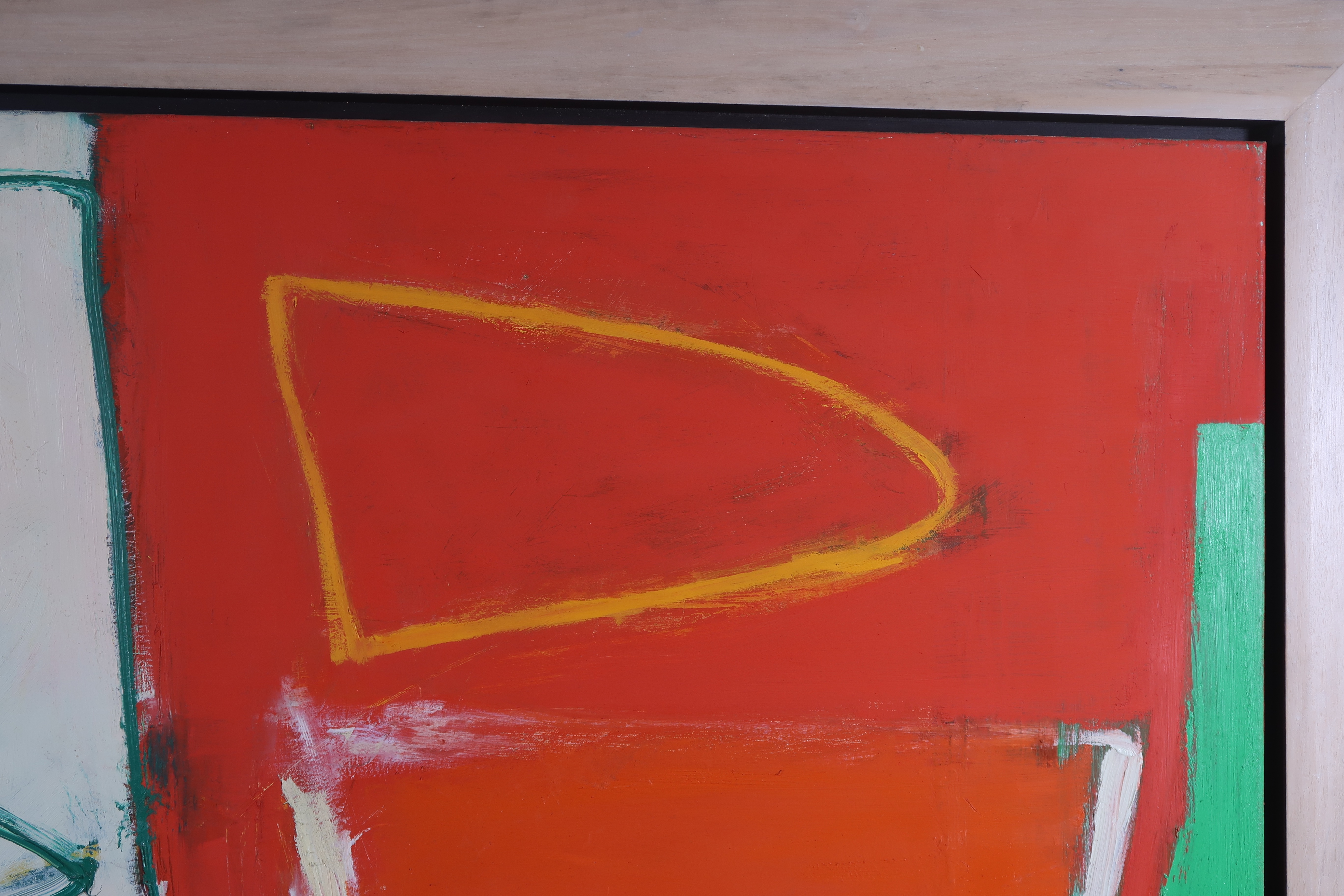 Dolf Verlinden - Olieverf op doek, Abstracte compositie - Ingelijst (Zeer groot) kopen? Bied vanaf 500!