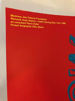 Andy Warhol - Keith Haring - 20th Montreux Jazz Festival - 1986 kopen? Bied vanaf 50!