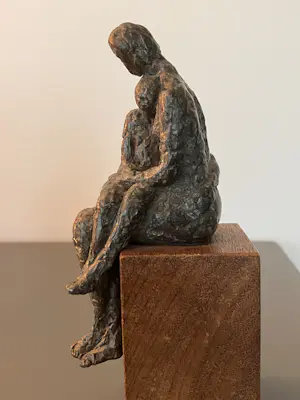 Brons (Onbekend) - Moeder met kind op schoot kopen? Bied vanaf 69!