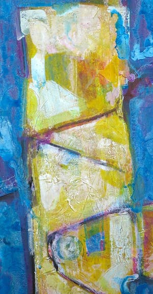 Christine Spierings - Olieverf op doek, Totem (Groot) kopen? Bied vanaf 1!