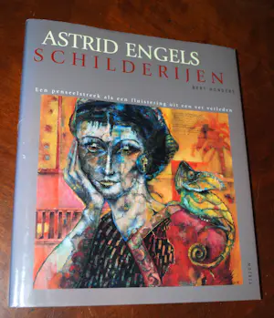Astrid Engels - Pastorale - E.A. 1995, mooi ingelijst + extra gesigneerd boek kopen? Bied vanaf 95!