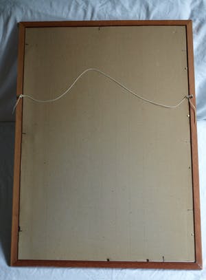 Niet of onleesbaar gesigneerd - Ingelijste aquarel , Bloemstilleven – 1959 kopen? Bied vanaf 1!