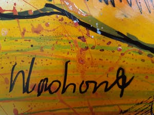 Peter Klashorst - Gemengde techniek - Handgesigneerd !!! kopen? Bied vanaf 95!