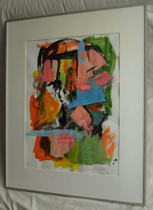 Peter Klashorst - Acrylverf op papier – Abstract werk – 70 x 50 cm - 2016 kopen? Bied vanaf 1!